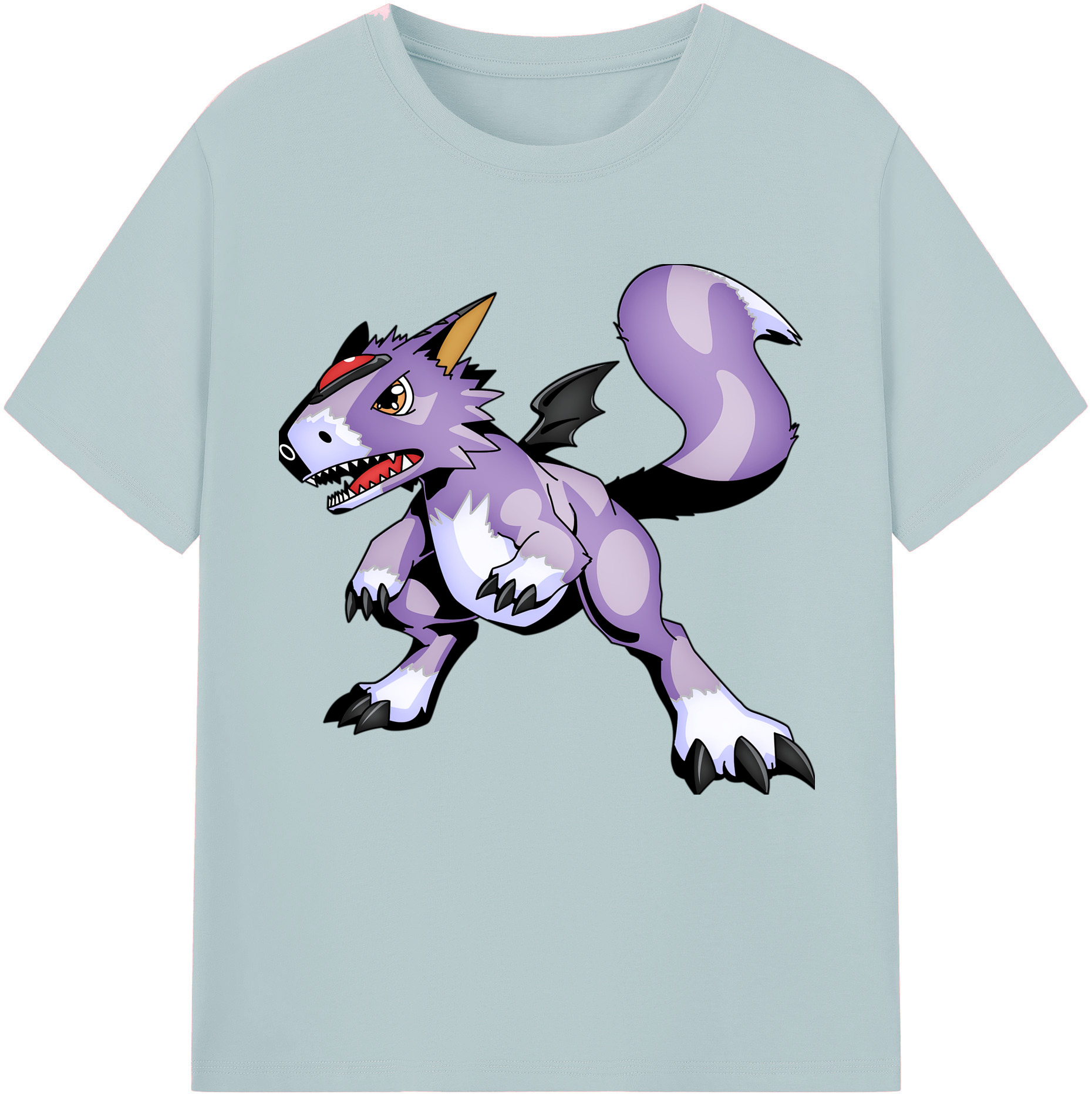 （画像用） Digimon デジタルモンスター/デジモン 綿100％半袖Tシャツ（フロントプリント）